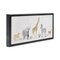 Stupell Industries Adorable Jungle Animals Wildlife Framed Floater Canvas Wall Art